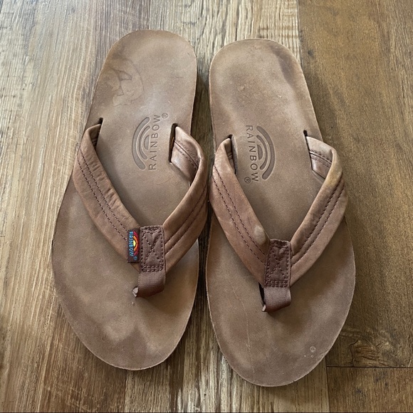 Rainbow Shoes Rainbow Leather Mens Sandals Poshmark